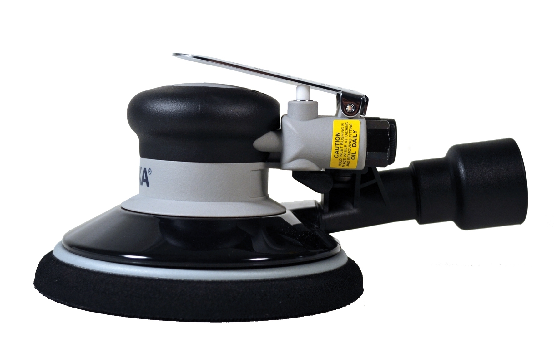 Schuurmachine met traploze snelheidsregelaar, Super lichtgewicht, Trillingsvrij, bedrijfszeker, Composietmotor en rotorbladen.