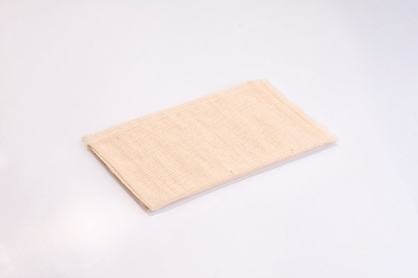 Poetsdoek met kleefmiddel op waterbasis