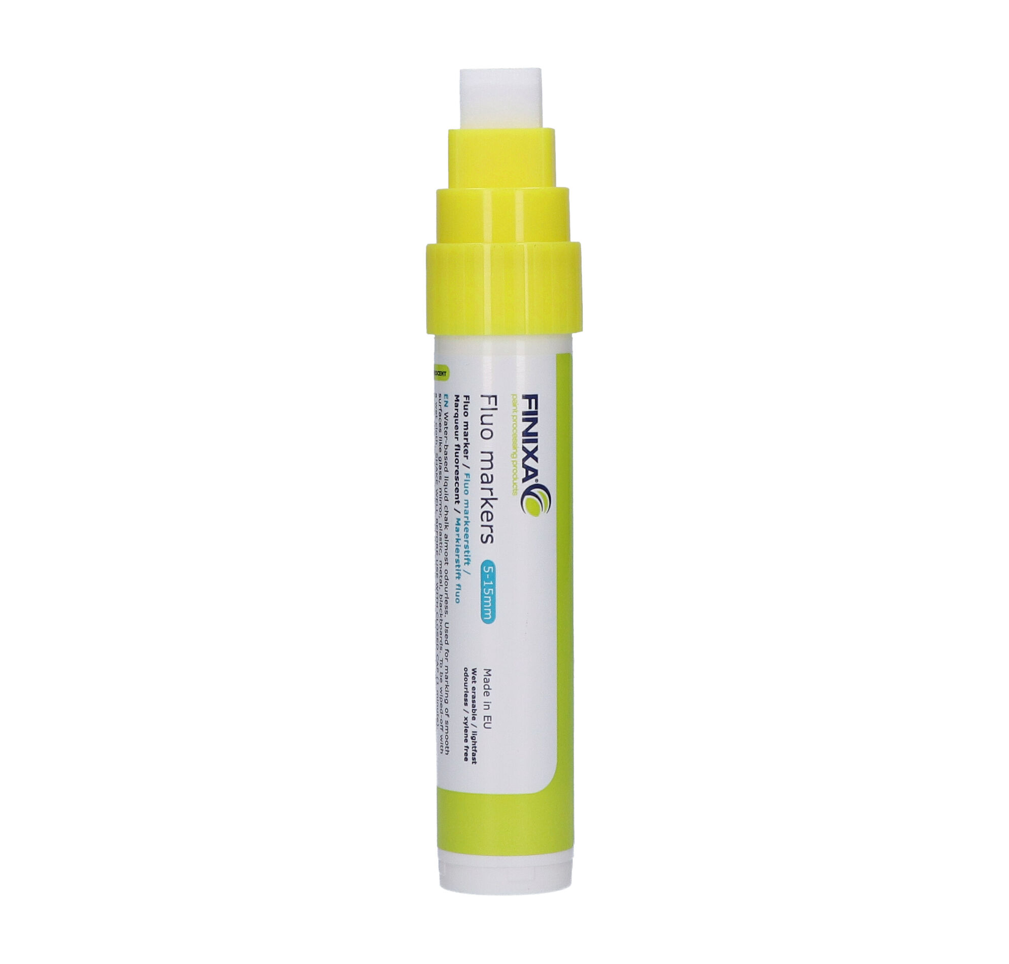 Fluor GELE Blokstift met hoekige schrijfpunt