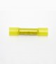  Transparant Gele Aderverbinder, Doorverbinder, Stootverbinder Geel,  Transparant Gele krimpkous