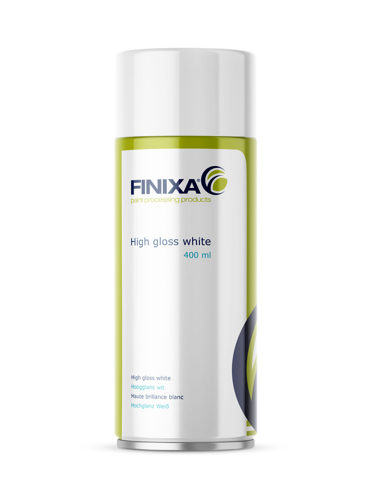 Witte Hoogglans Lak Spray, witte hoogglans topcoat spray